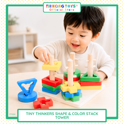 Tiny Thinkers Shape & Color Stack Tower