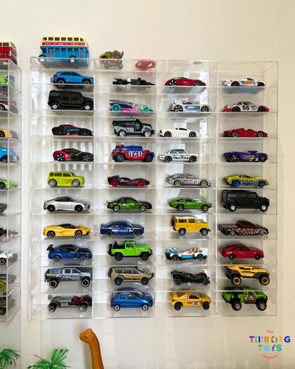 TOMICA & HOT WHEELS 40-Slot Toy Car Organizer