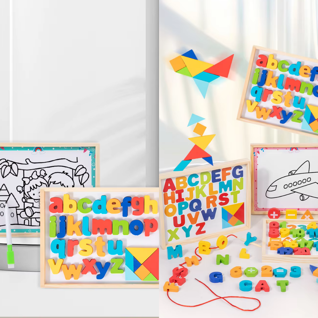 3 IN 1 Magnetic Drawing Board