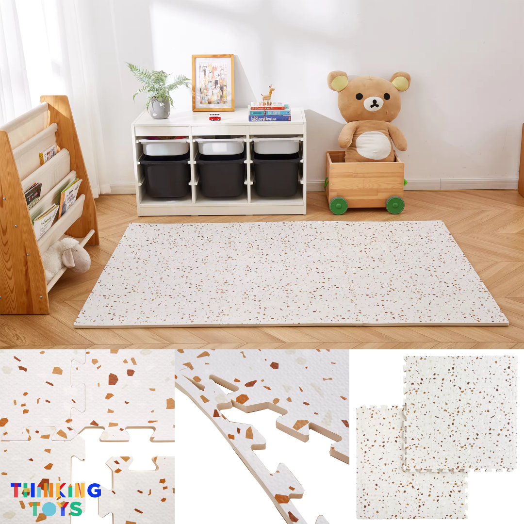 EVA Puzzle Play Mat (Brown Terrazzo)