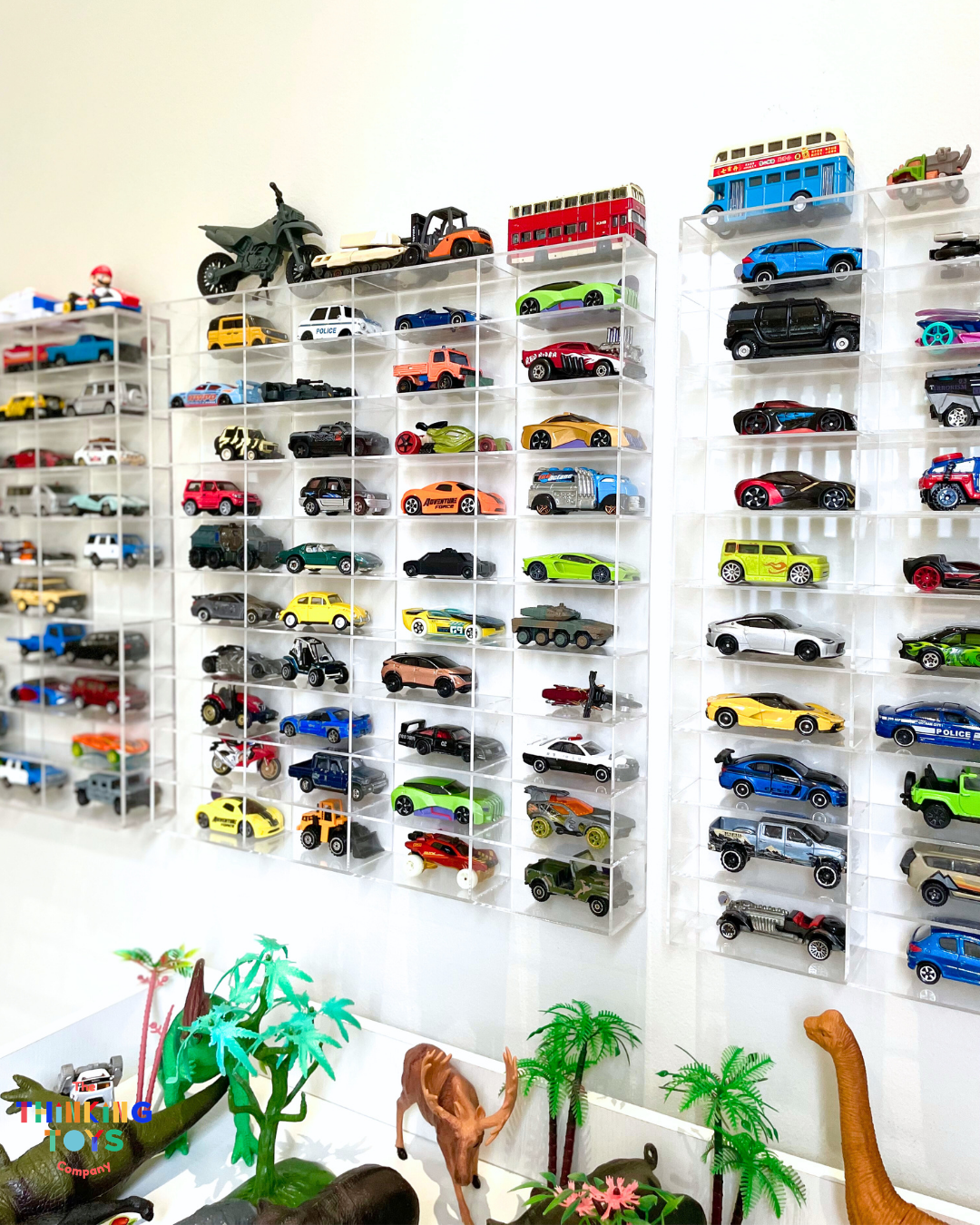 TOMICA & HOT WHEELS 40-Slot Toy Car Organizer
