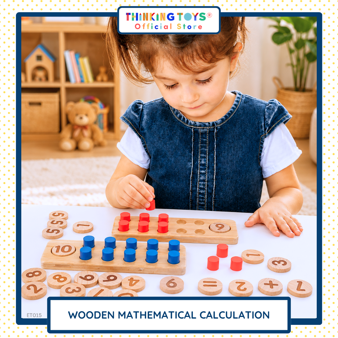 Wooden Mathematical Calculation