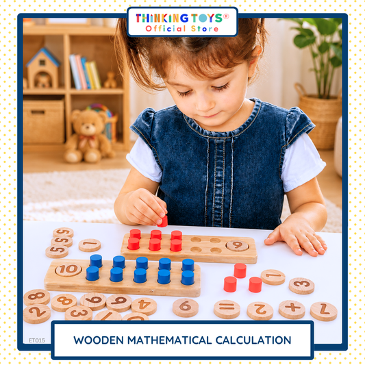 Wooden Mathematical Calculation
