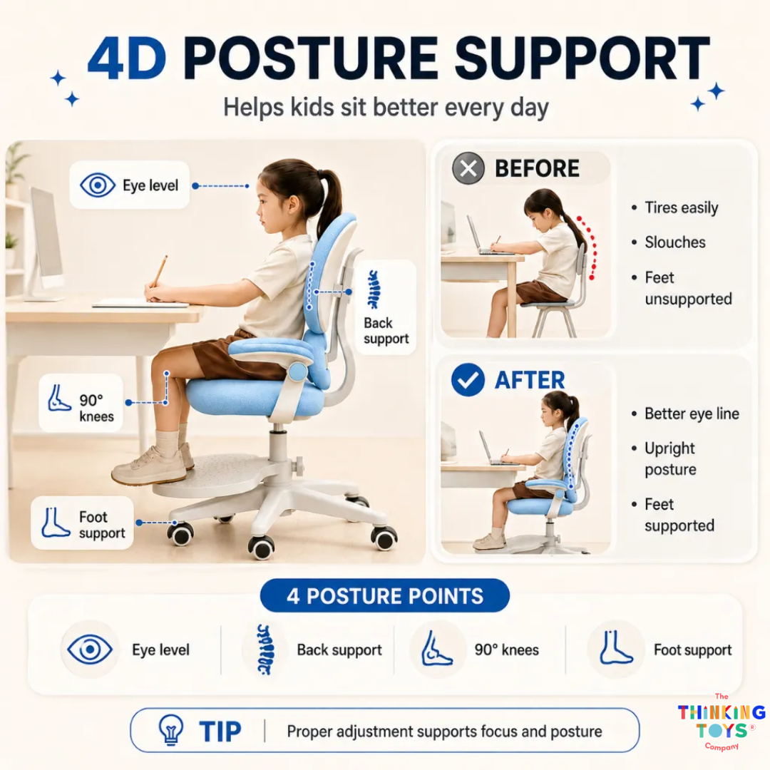 Ergogrow Kids Study Chair