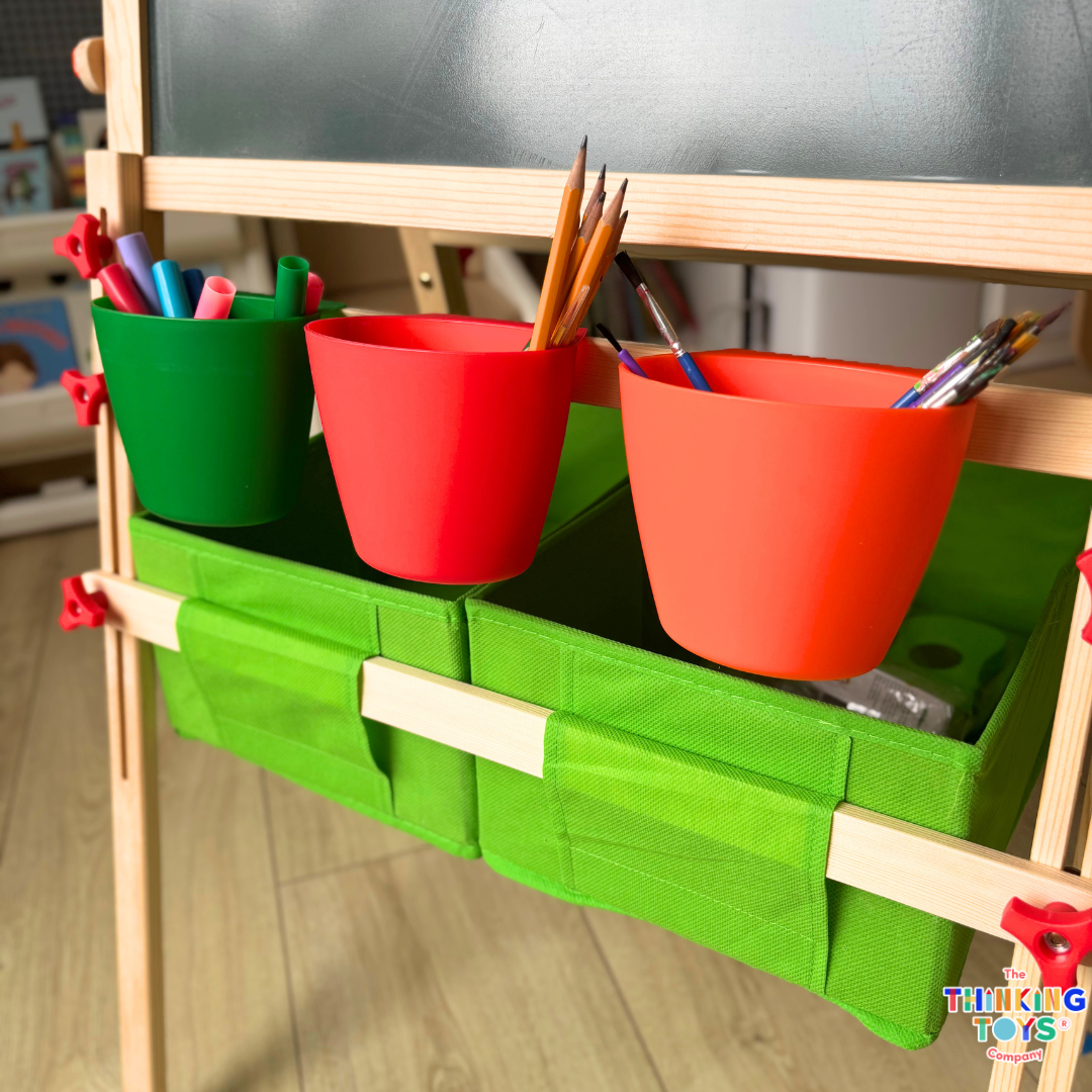 3-in-1 Easel Chalkboard Whiteboard