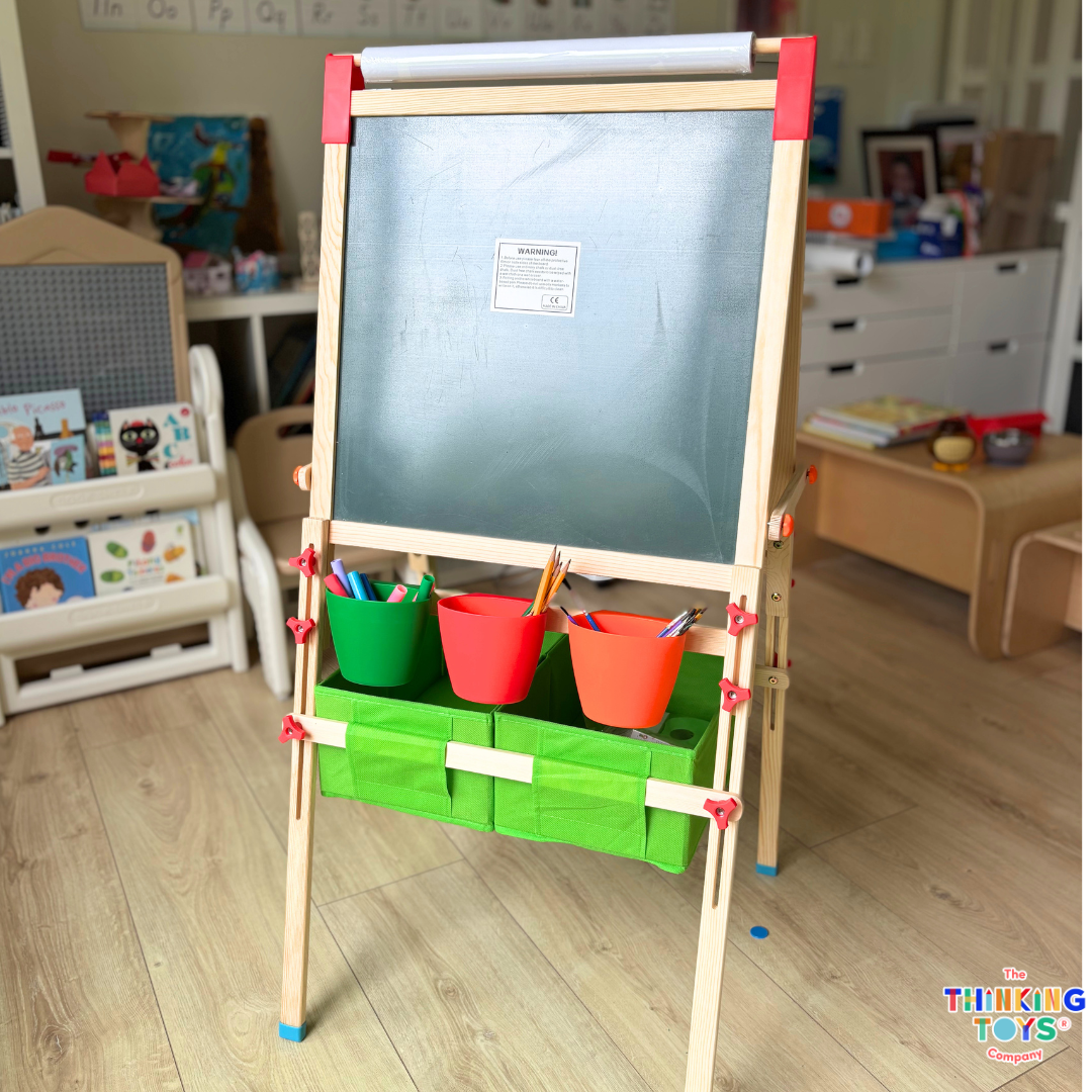 3-in-1 Easel Chalkboard Whiteboard
