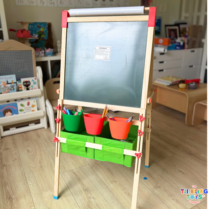 3-in-1 Easel Chalkboard Whiteboard