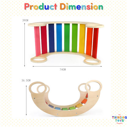 Arlo Wooden Multi-Activity Play Arch