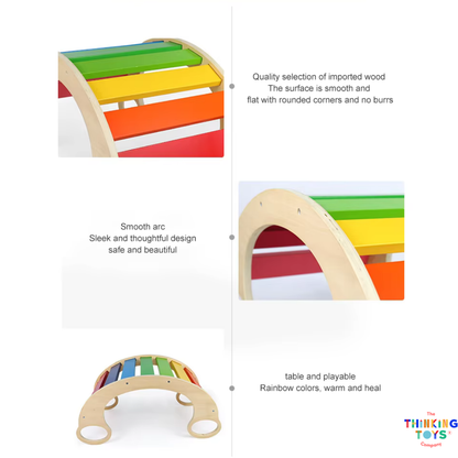 Arlo Wooden Multi-Activity Play Arch