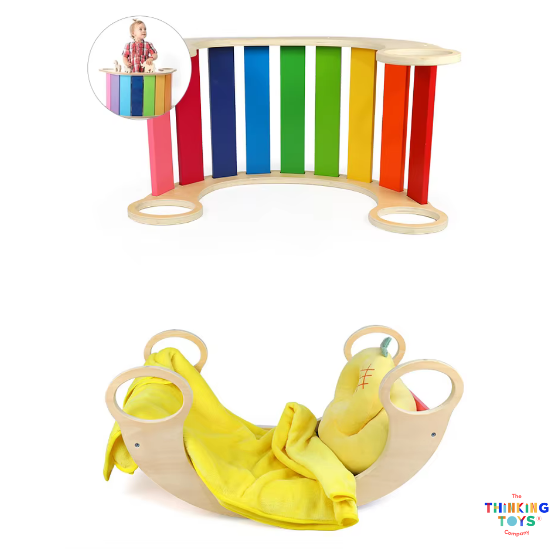 Arlo Wooden Multi-Activity Play Arch