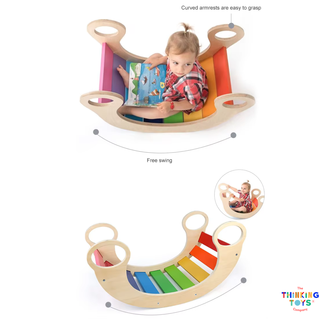Arlo Wooden Multi-Activity Play Arch