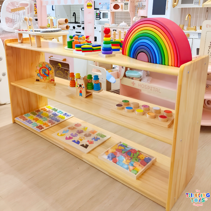 Little Learner Wooden Toyshelf
