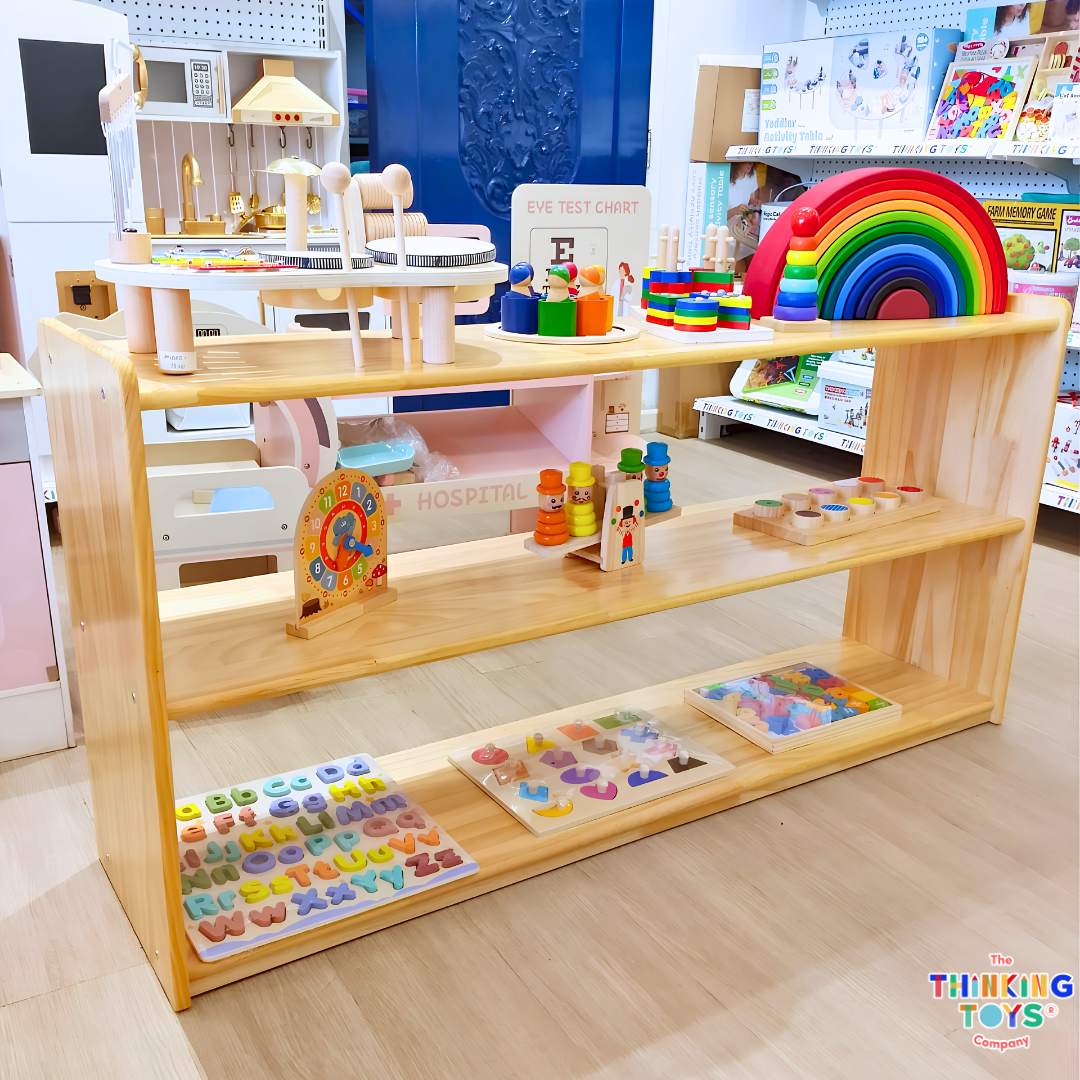 Little Learner Wooden Toyshelf