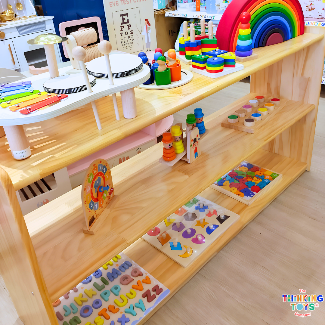 Little Learner Wooden Toyshelf