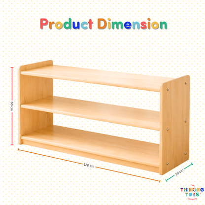 Little Learner Wooden Toyshelf