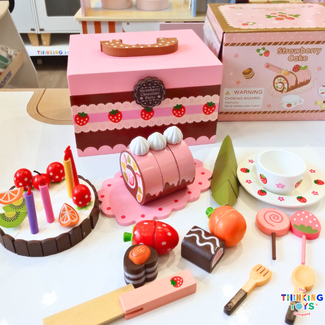 PLAYSHOP Wooden Cake & Dessert Playset