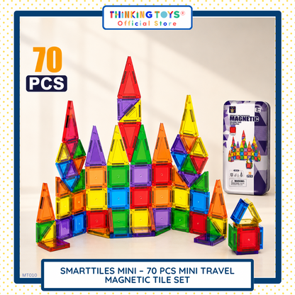 SmartTiles Mini – 70 PCS Mini Travel Magnetic Tile Set