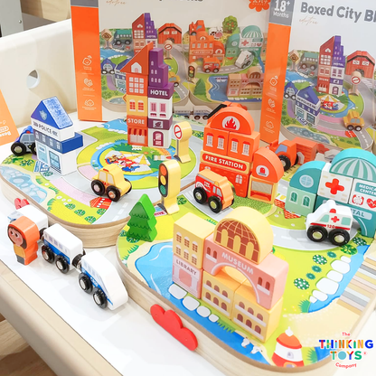 Urban Building Blocks with Mini Train