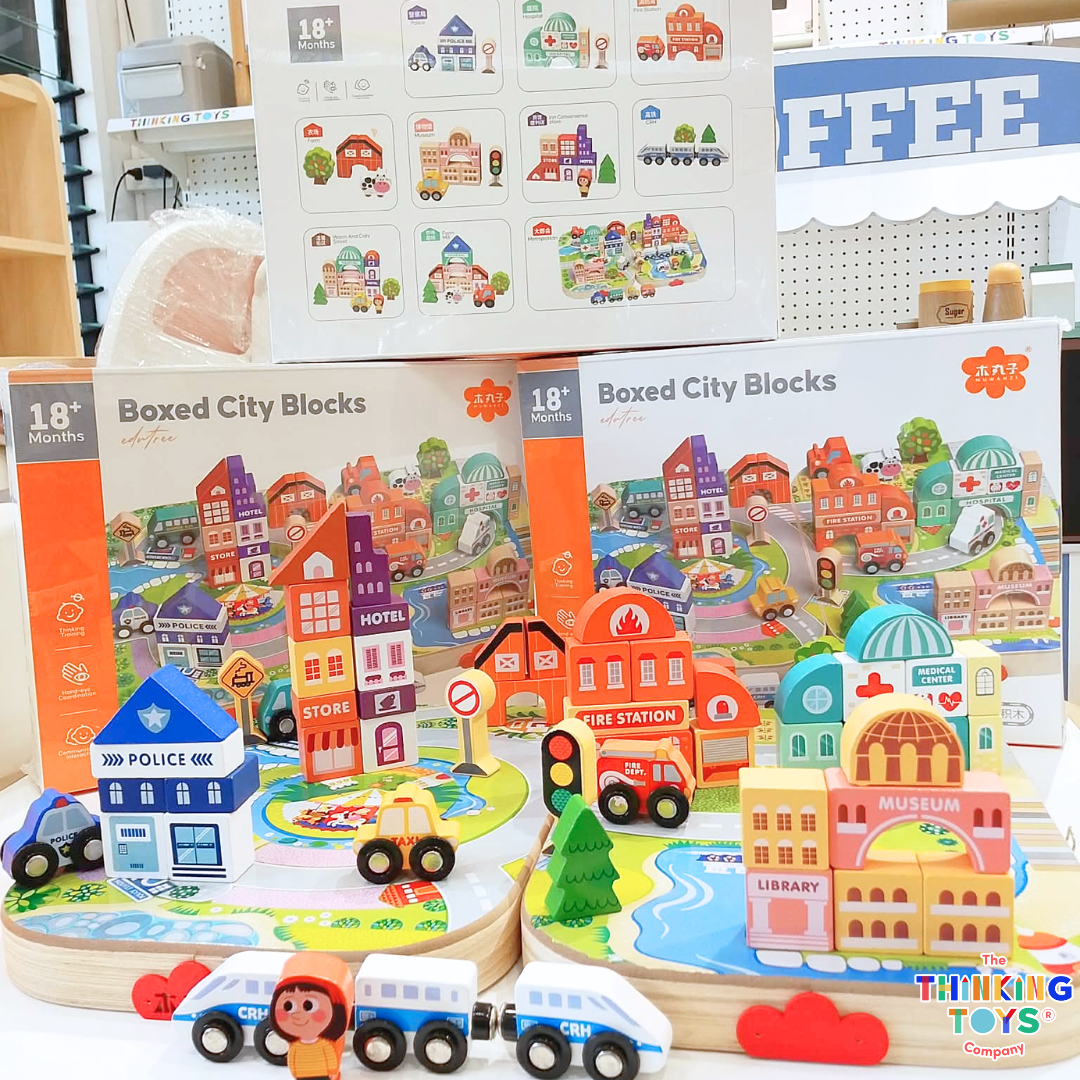 Urban Building Blocks with Mini Train