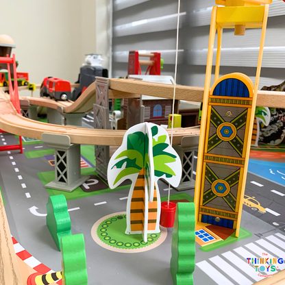 100-Piece Express Train Track & Table Set