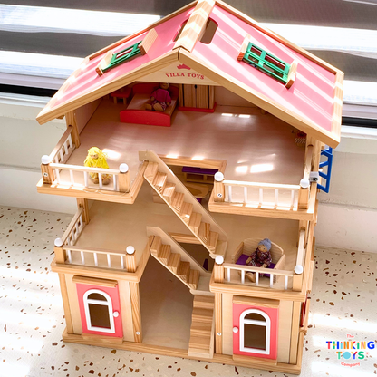 LULU SPANISH 3-Storey Villa Dollhouse