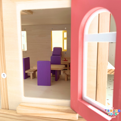 LULU SPANISH 3-Storey Villa Dollhouse