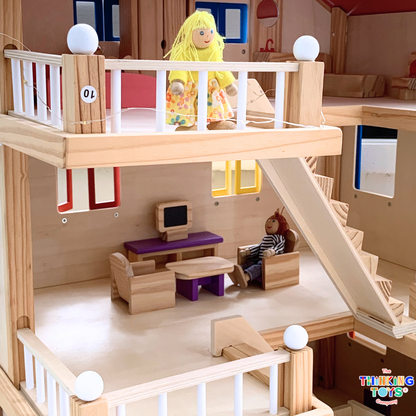 LULU SPANISH 3-Storey Villa Dollhouse