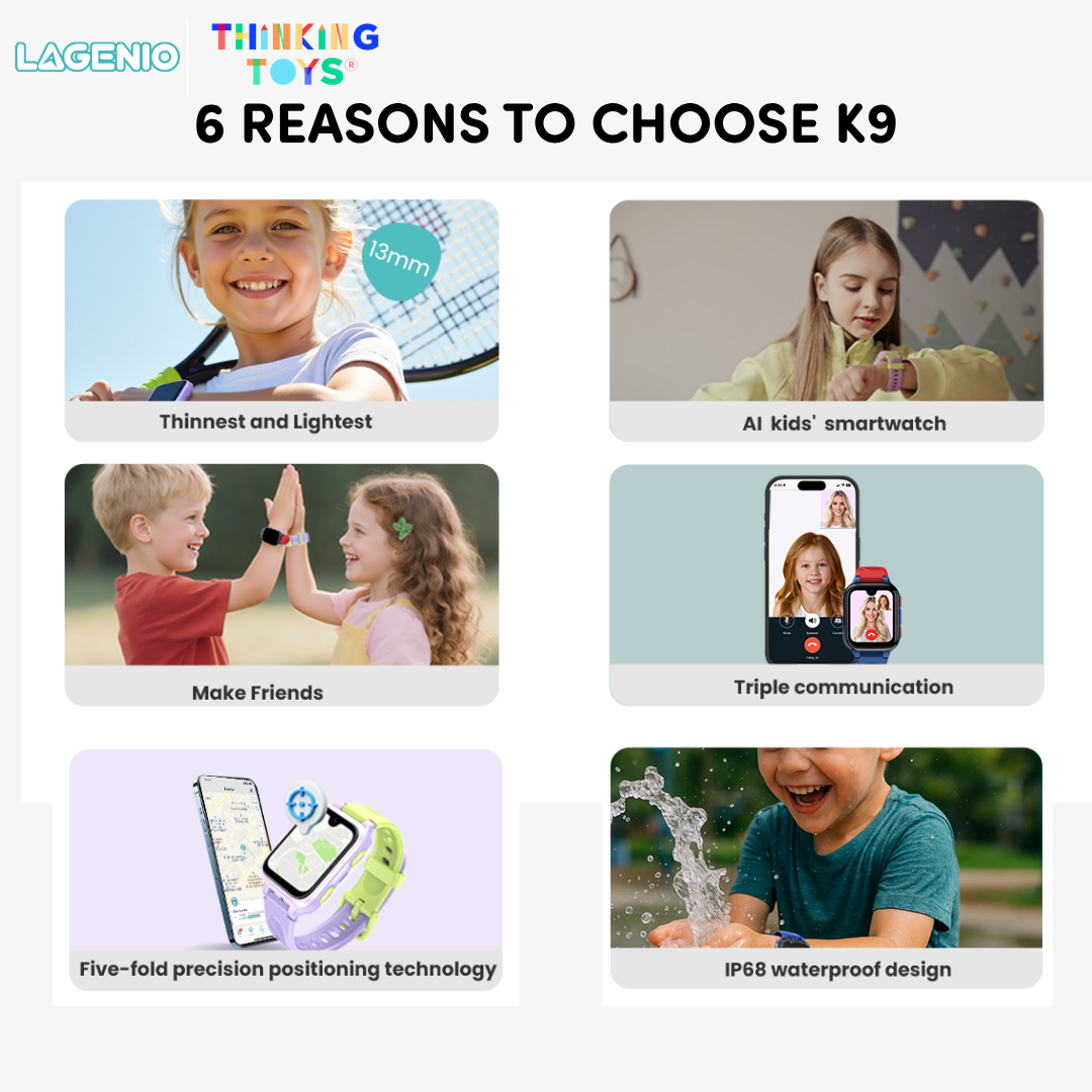 LAGENIO Kids Smart Watch K9