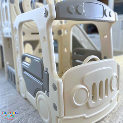 KUMI Indoor Car Playhouse with Slide