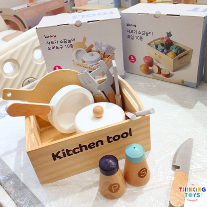 PLAYSHOP Wooden Kitchen Tools