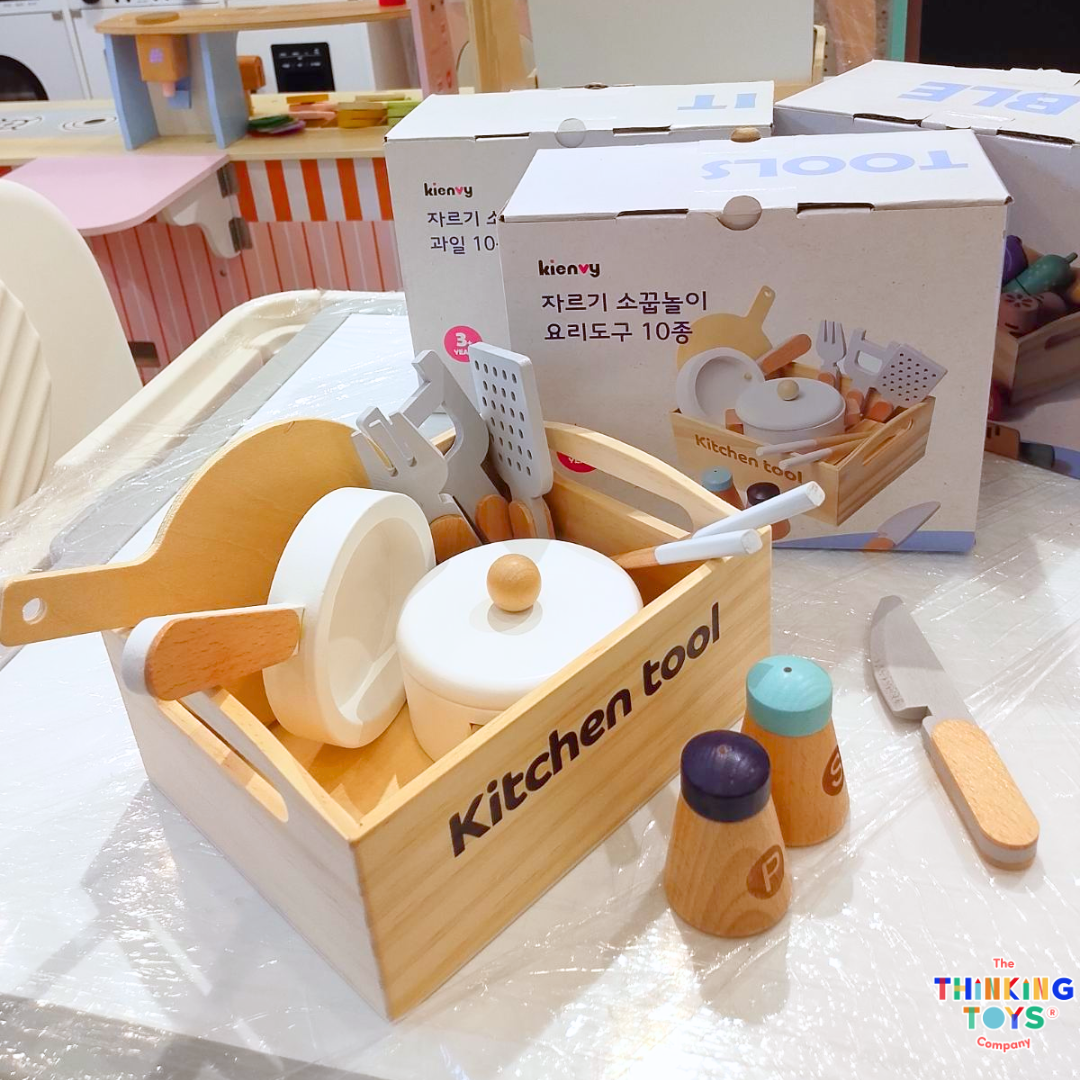 PLAYSHOP Wooden Kitchen Tools