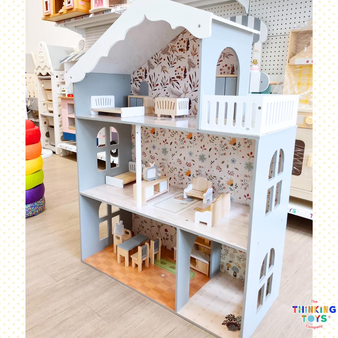 Sofia 3-Storey Wooden Dollhouse