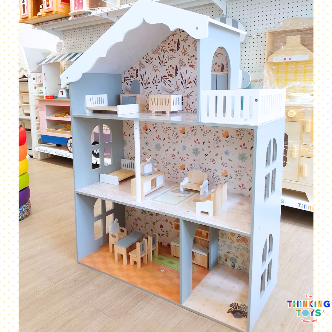 Sofia 3-Storey Wooden Dollhouse