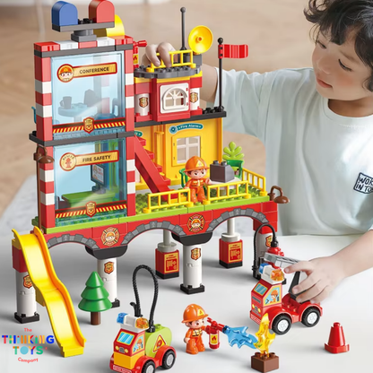 CREATIVE BUILDING BLOCKS Fire Station 173 PCS