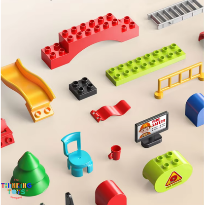 CREATIVE BUILDING BLOCKS Fire Station 173 PCS