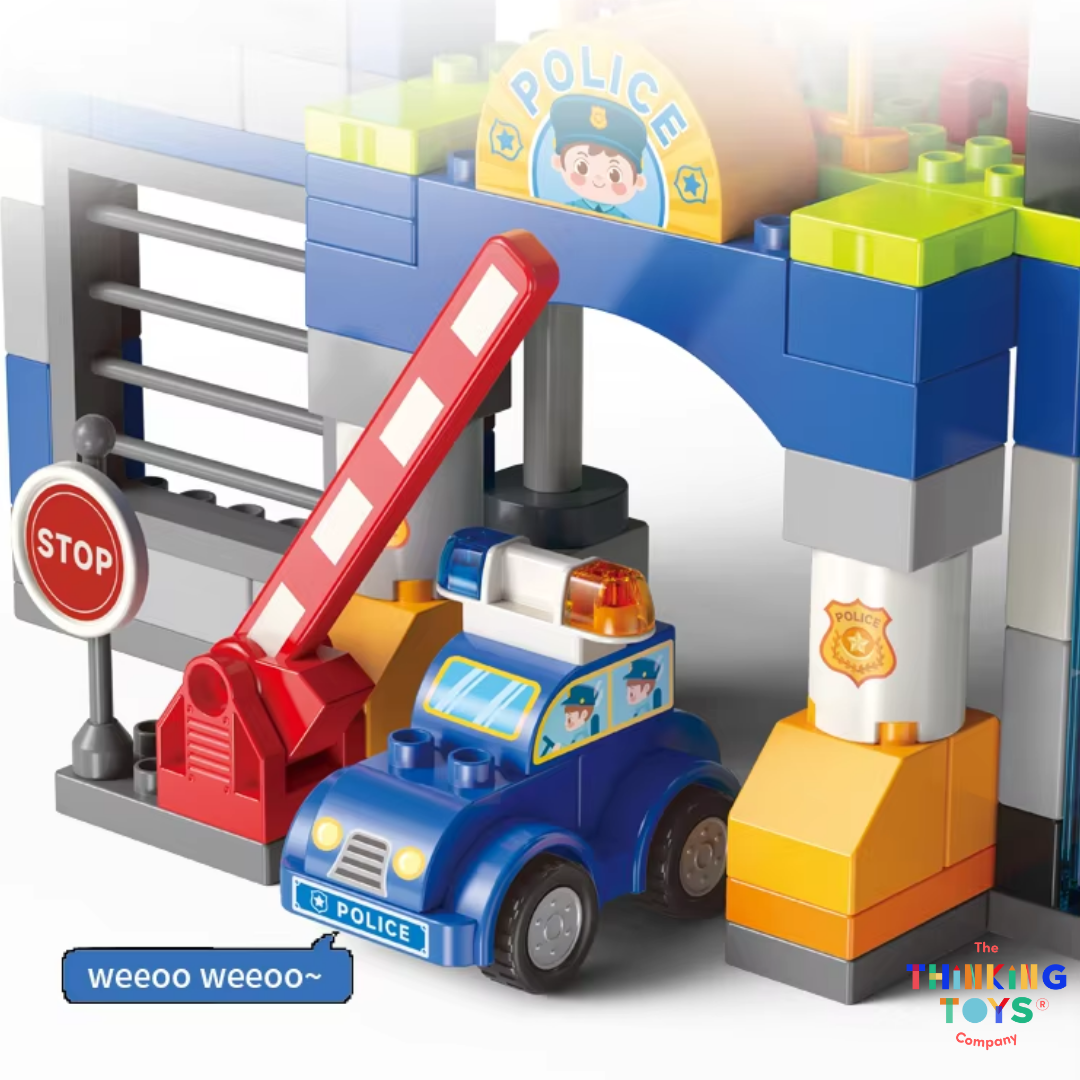 CREATIVE BUILDING BLOCKS Police Station 175 PCS