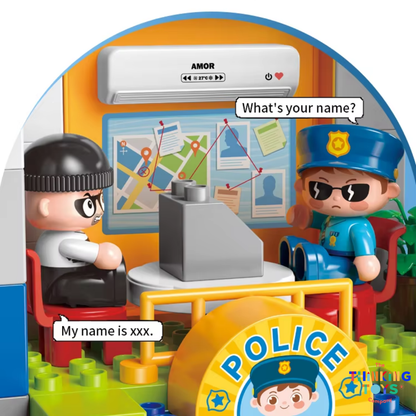 CREATIVE BUILDING BLOCKS Police Station 175 PCS