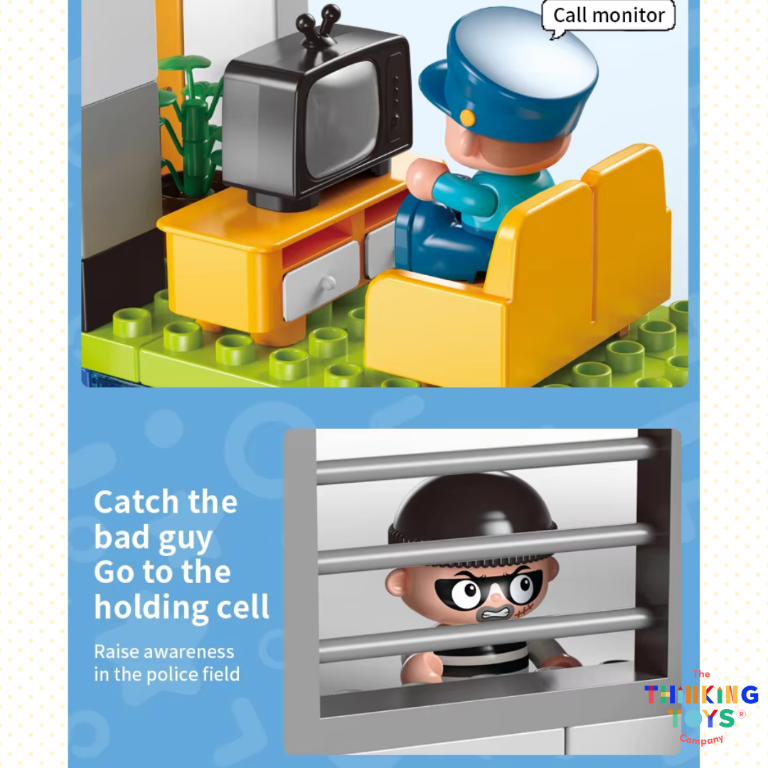 CREATIVE BUILDING BLOCKS Police Station 175 PCS