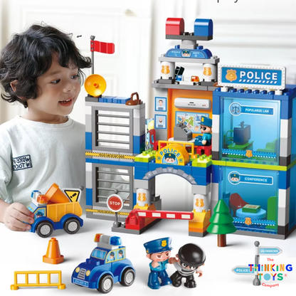 CREATIVE BUILDING BLOCKS Police Station 175 PCS