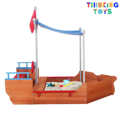 HAPPYFEET Sailboat Sandpit