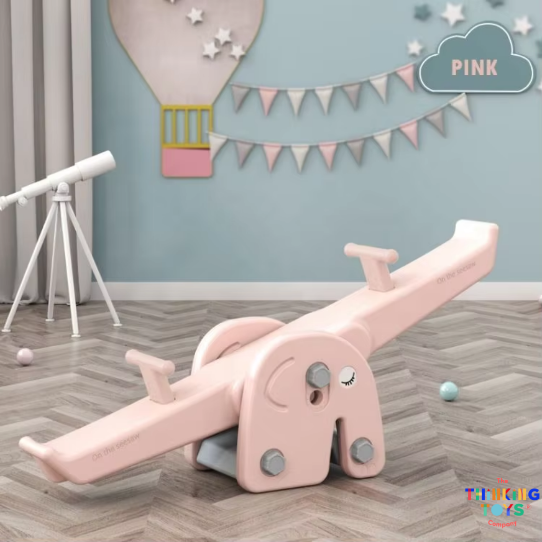 Happy Elephant Seesaw