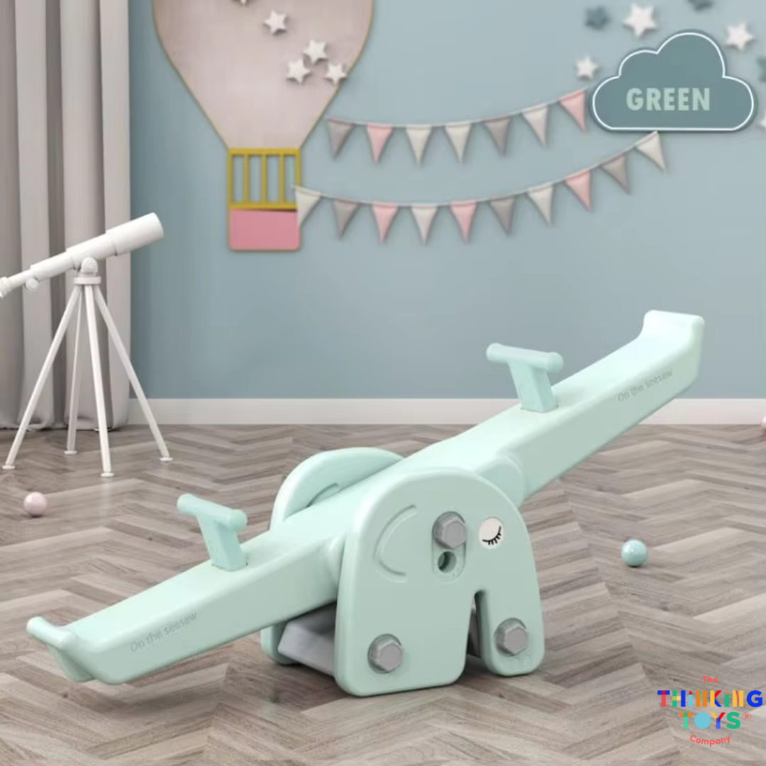 Happy Elephant Seesaw