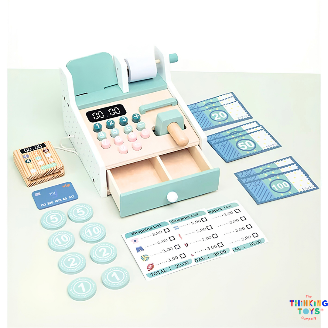 April Wooden Cash Register