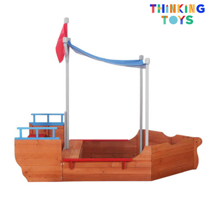 HAPPYFEET Sailboat Sandpit