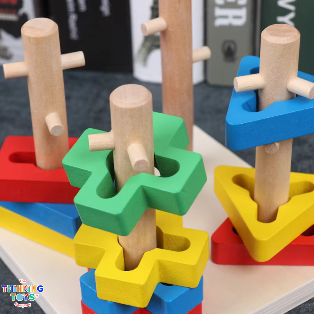 Tiny Thinkers Shape & Color Stack Tower