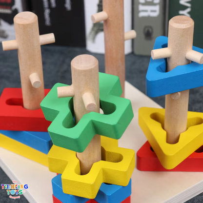 Tiny Thinkers Shape & Color Stack Tower