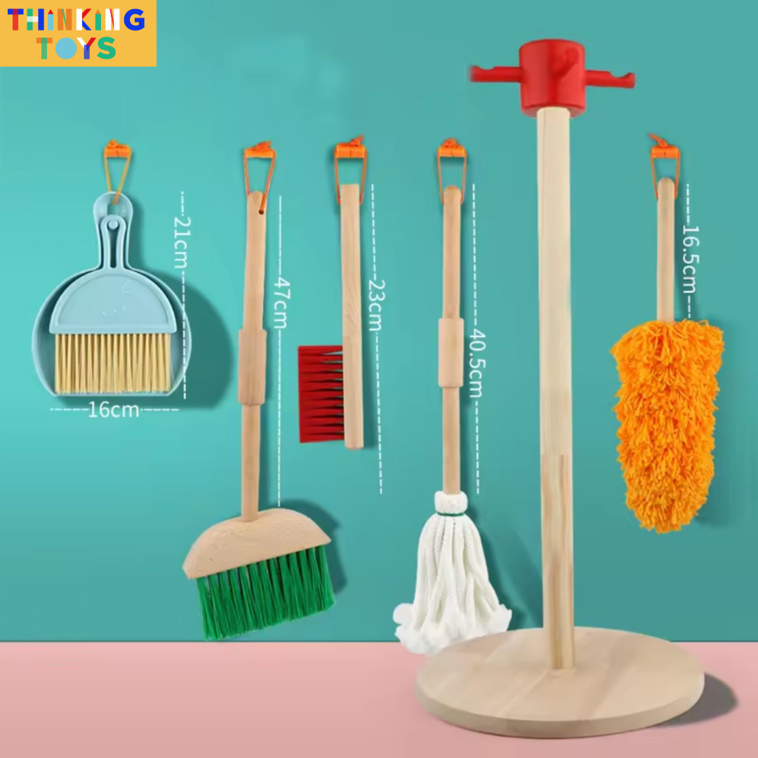 PLAYSHOP Kiddie-sized Cleaning Tools