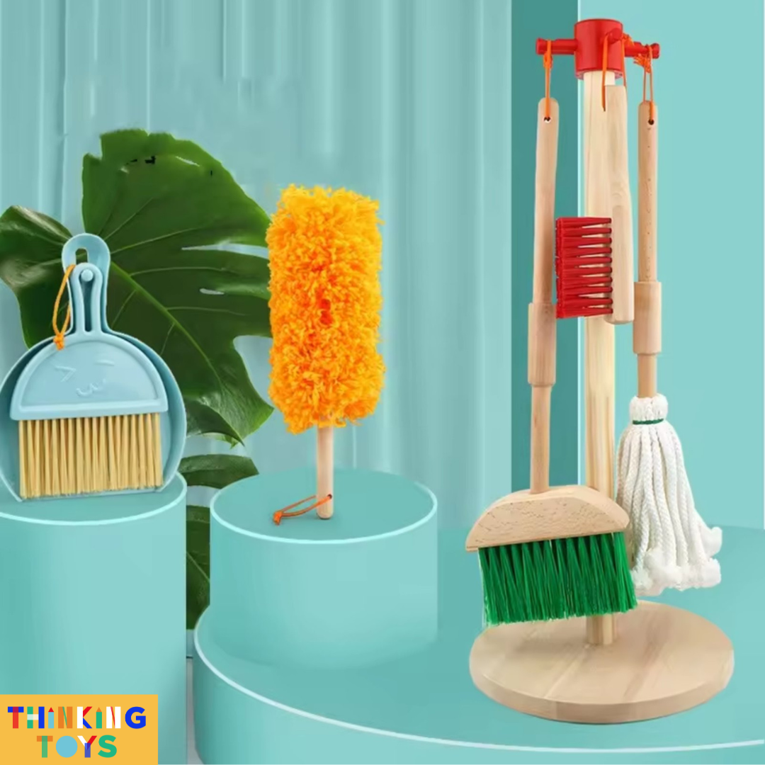 PLAYSHOP Kiddie-sized Cleaning Tools