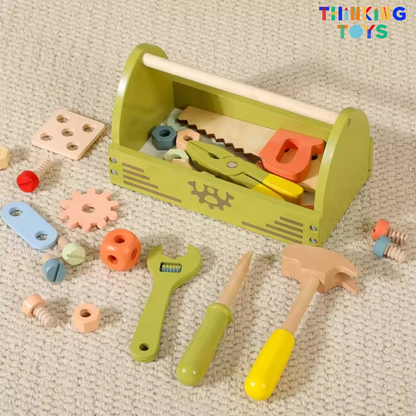 PLAYSHOP Wooden Workbench Tools Playset