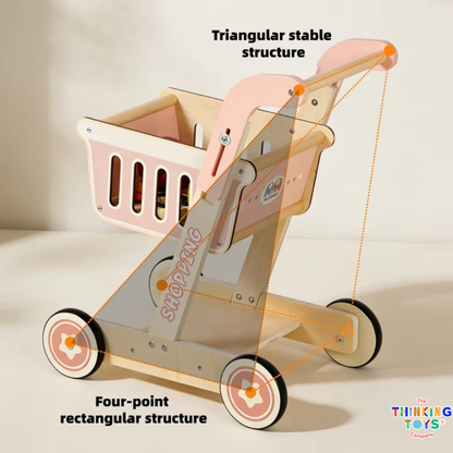 Wooden Market Cart